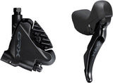 Shimano GRX ST-RX400/BR-RX400 Hydraulic Disc Brake and Brake/Shift Lever - Right, 10-Speed, Flat Mount, Finned Resin Pads