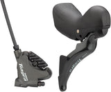 Shimano Tiagra ST-4725/BR-4770 Mechanical Shift/Hydraulic Brake Lever and Caliper - Rear, Flat Mount, Finned Resin Pads