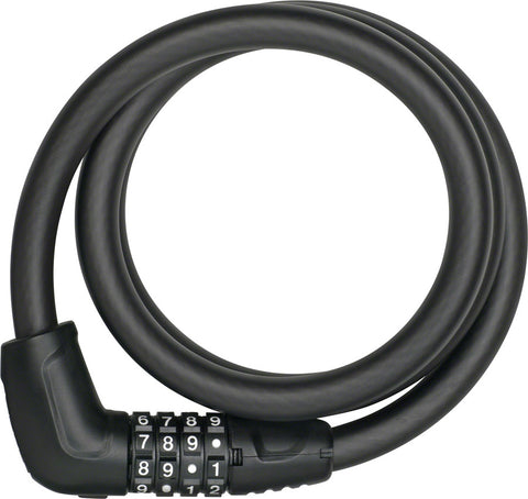 Abus Tresor 6412C Cable Lock - Combination 2.8' With Bracket Black