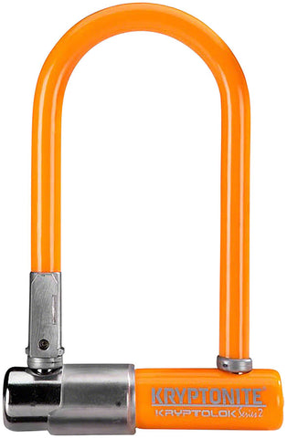 Kryptonite Krypto Series 2 Mini7 ULock 3.25 x 7 Keyed Orange Includes