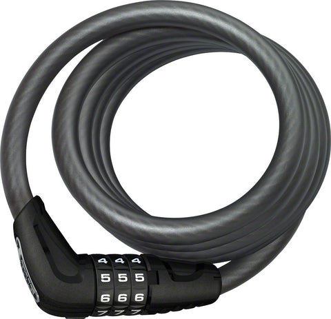 ABUS Star 4508 Combination Coiled Cable Lock 150cm x 8mm Black