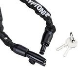 Kryptonite Keeper 411 Chain Lock with Key Black 4 x 110cm