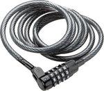 Kryptonite, KryptoFlex 815, Cable lock, Combination, 8mm, 152cm, 5', Black