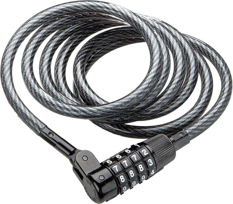 Kryptonite, KryptoFlex 815, Cable lock, Combination, 8mm, 152cm, 5', Black