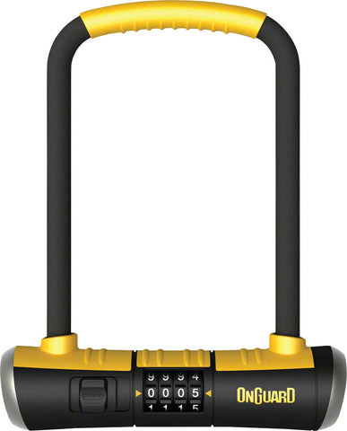 OnGuard BullDog Series ULock 4.5 x 9 Combination Black/Yellow Includes