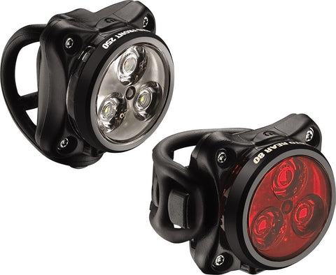 Lezyne Zecto Drive Headlight and Taillight Black