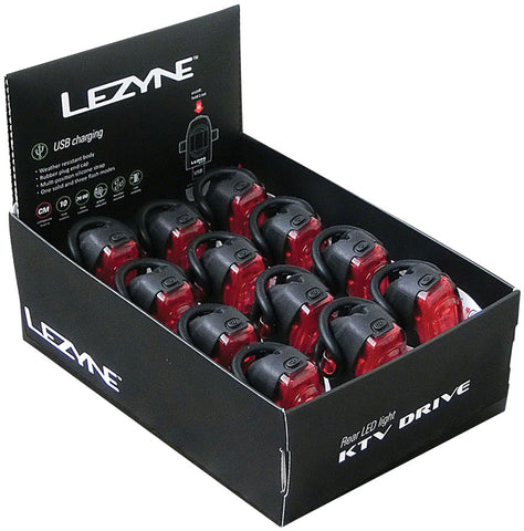 Lezyne LED KTV Taillight Box 12 Black