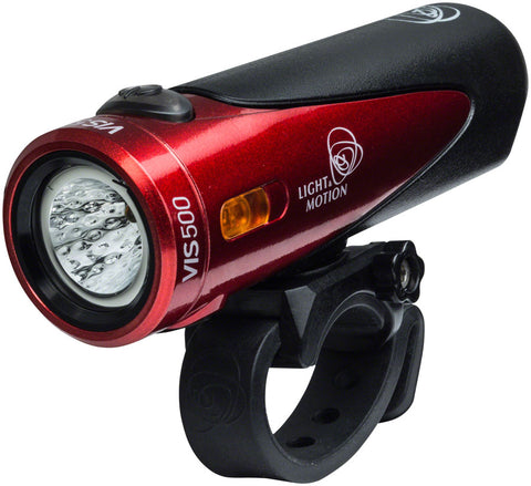 Light and Motion VIS 500 Rechargeable Headlight Racer Red/Black