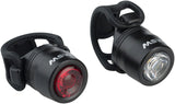 MSW HTL032 Cricket USB Headlight/Taillight Set Black