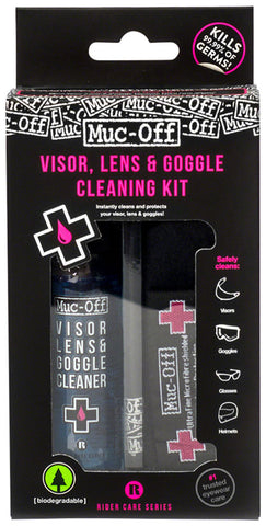 MucOff Visor Lens and Goggle Cleaning Kit