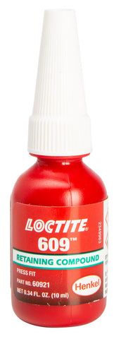 Loctite #609 Retaining Compound Low Viscosity 10ml