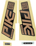 RockShox, Pike Ultimate Decal Kit, Matte Copper for Gloss Black Lowers