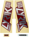 RockShox, Lyrik Ultimate Decal Kit, Gloss Polar for Red Lowers