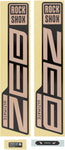 RockShox, ZEB Ultimate Decal Kit, Matte Copper for Gloss Black Lowers