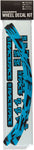 RaceFace Medium Offset Rim Decal Kit Neon Blue (801C)