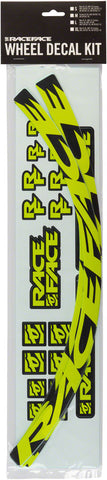 RaceFace Large Offset Rim Decal Kit Neon Yellow (389C)