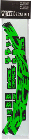 RaceFace Large Offset Rim Decal Kit Neon Green (802C)