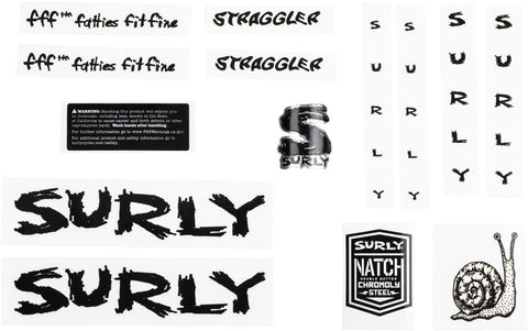 Surly Straggler Decal Set - Black