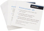 Garmin POP Two Sided Display Cards for Forerunner Vivo Swim and Fenix Models