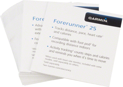 Garmin POP Two Sided Display Cards for Forerunner Vivo Swim and Fenix Models