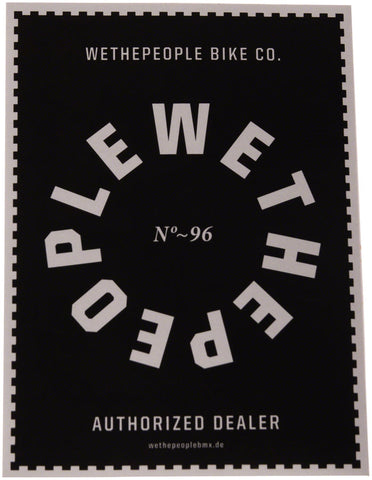 We The People Authorized Dealer Sticker Pack Assorted
