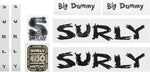 Surly Big Dummy Frame Decal Set Black