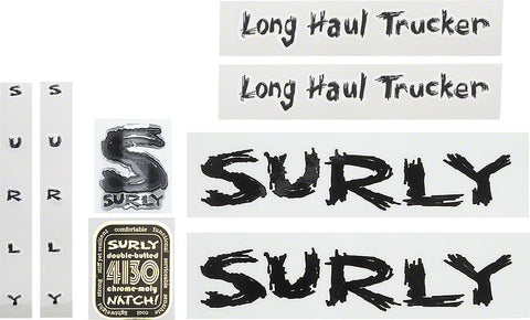 Surly Long Haul Trucker Frame Decal Set Black