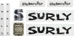 Surly Steamroller Frame Decal Set Black