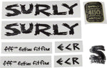 Surly ECR Frame Decal Set Black