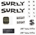 Surly Big Easy Frame Decal Set Black