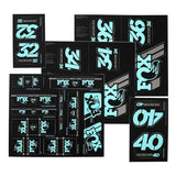 FOX Heritage Decal Kit for Forks and Shocks Mint