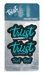 Trust Perfomance Message/Shout Decal Kit Turquoise