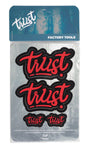 Trust Perfomance Message/Shout Decal Kit Red