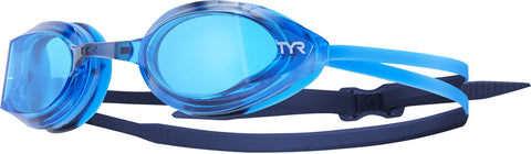 TYR Edge X Racing Swim Goggles Blue/Navy