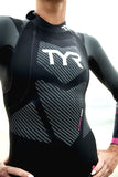 TYR Cat 3 Wetsuit - Black/Pink/Purple Women's XS