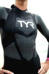 TYR Hurricane Cat 3 Wetsuit - Black/Pink/Purple Women's Medium/Large