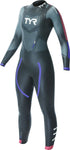 TYR Cat 3 Wetsuit - Black/Pink/Purple Women's XL