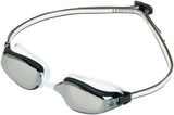 Aqua Sphere Fastlane Goggles - White/Gray with Silver Mirror Lens