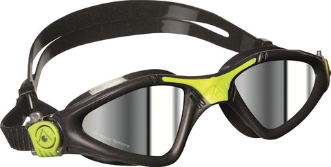 Aqua Sphere Kayenne Goggles Grey/Lime with Mirror Lens