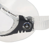 Aqua Sphere Vista Goggles Clear/Dark GRAY/Blue with Clear Lens