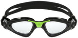 Aqua Sphere Kayenne Goggles Black/Green with Clear Lens