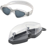 Aqua Sphere Kayenne Goggles Clear/Silver with SMoke Lens