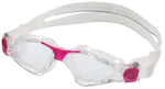 Aqua Sphere Kayenne Compact Fit Goggles Clear/Fuschia with Clear Lens