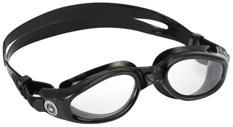 Aqua Sphere Kaiman Goggles - Black with Clear Lens