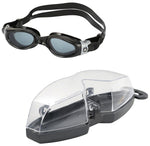 Aqua Sphere Kaiman Compact Fit Goggles - Black with Smoke Lens