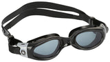 Aqua Sphere Kaiman Compact Fit Goggles - Black with Smoke Lens