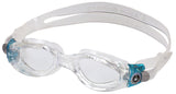 Aqua Sphere Kaiman Compact Fit Goggles Clear/Aqua with Clear Lens