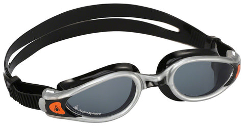 Aqua Sphere Kaiman EXO Goggles Silver/Black with SMoke Lens