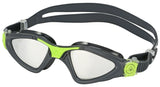 Aqua Sphere Kayenne Goggles - Gray/Lime with Mirrored Lens