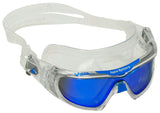 Aqua Sphere Vista Pro Goggles Transparent/Blue with Blue Titanium Mirro Lens